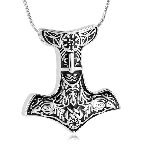 Amulette nordique marteau de Thor viking pour homme bijou commémoratif