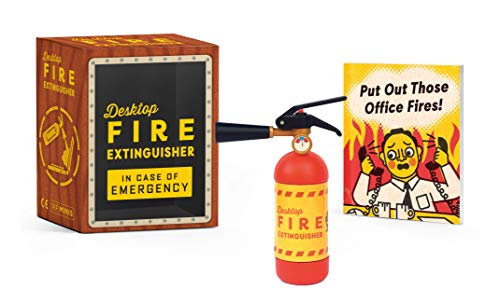A miniature desktop fire extinguisher that's both a visual gag and a surprisingly satisfying desk accessory — perfect for the person whose inbox is always on fire.