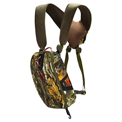 Badlands Bino Case Mag - Binocular/Rangefinder Case with Harness, Hydration Compatible, Realtree Edge