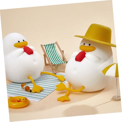 Lámpara de Noche de Silicona Veemoon con Forma de Pato miniatura 7