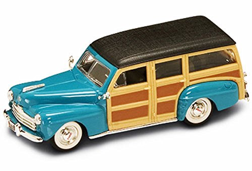 Yatming 1948 Ford Woody, Turquoise 94251 - 1/43 Scale Diecast Model Toy Car