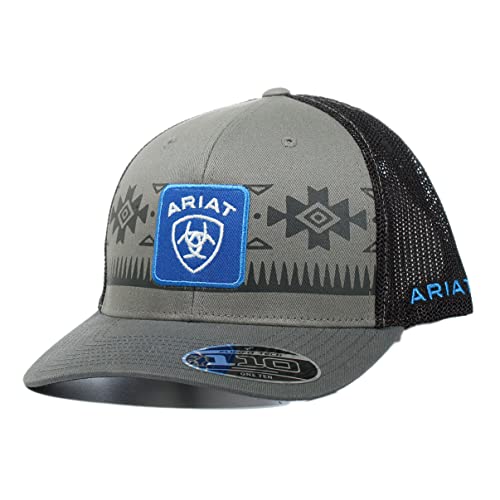 Casquette ARIAT Flexfit 110 grise confortable avec fermeture snapback réglable