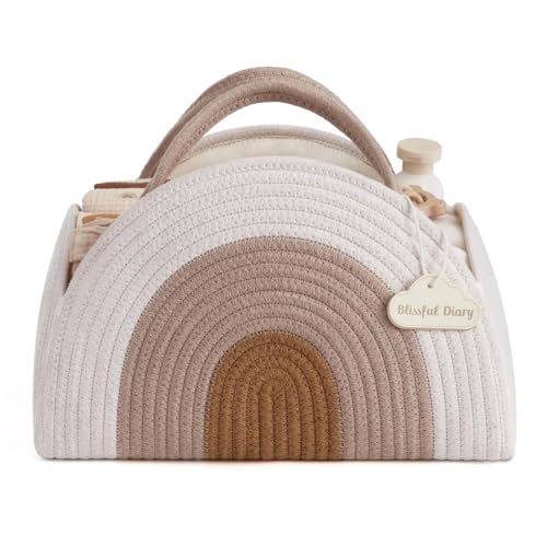 Steowsey Caja grande para baby shower para necesidades de recién nacidos, bolsa portátil para momias para productos de bebé y bolsa de pañales de gran capacidad.