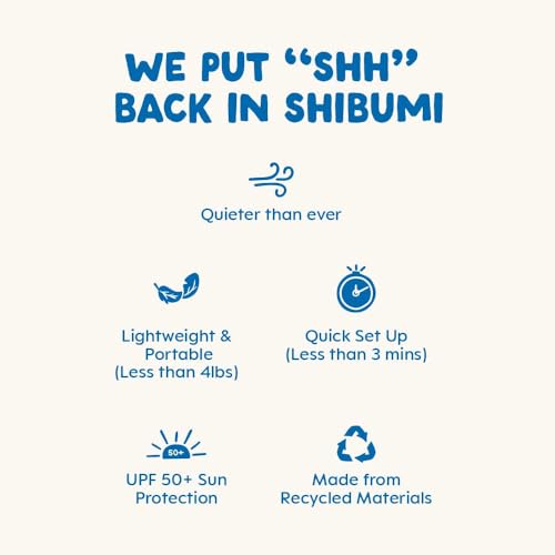 Shibumi Shade®, World's Best Beach Shade, The Original Wind-Powered® Beach Canopy with Wind Assist Included, Provides 150 Sq. Ft. of Shade, Compact & Easy to Carry, Sets up in 3 Minutes