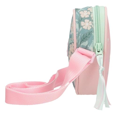 Spring is Here Shoulder Bag Pink 17x14.5x5cm Polyester, pink, shoulder bag, Pink, shoulder bag2