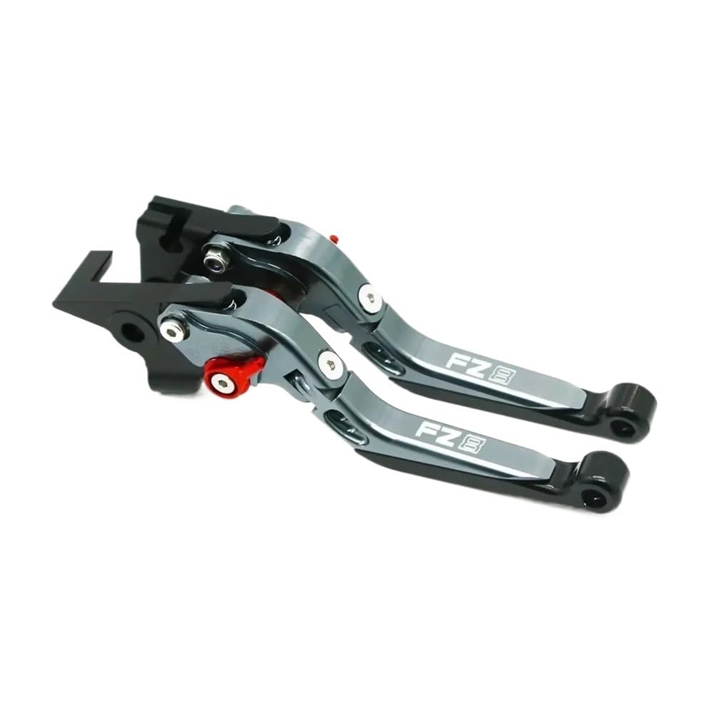 Nhgfdfs 8 Motorcycle Clutch Brake Lever For Ya&Maha Fz 2011-2020 Motorcycle Adjustable Folding Extendable Brake Clutch Levers Handle