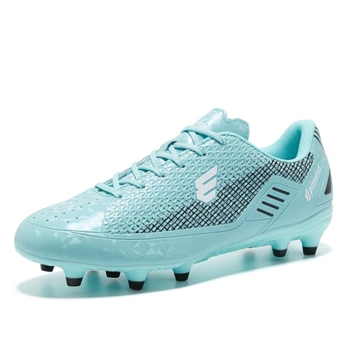 Women's Soccer Cleats for Men Lightweight Outdoor Rugby Football Shoes with Enhanced Grip and Comfort