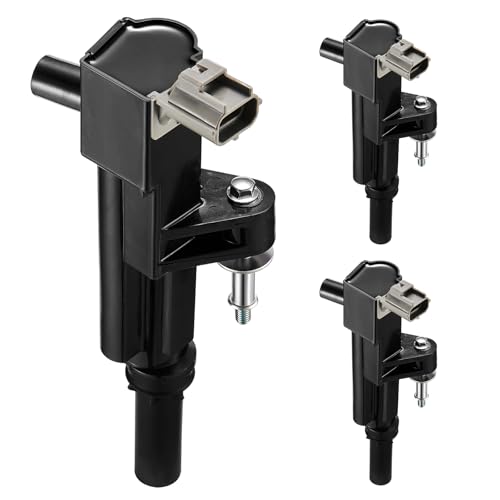 Image of Set of 3 Ignition Coil UF640 Compatible with Dodge Nitro Dakota Ram 1500 Durango Compatible with Jeep Liberty Commander Grand Cherokee Ram 1500 Dakota 3.7L V6 Replace C1652 5C1709 GN10457