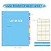 16Pcs/2 Sets Binder Dividers for 3 Ring Binder,8 Tab Plastic Dividers with Tabs, Pastel Color File Dividers, Notebook Dividers for School, Office