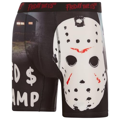 Friday The 13th Men's Boxer Briefs - No Fly, Anti-Chafing Stitching, Comfort Shaped/Cotton Lined Crotch2