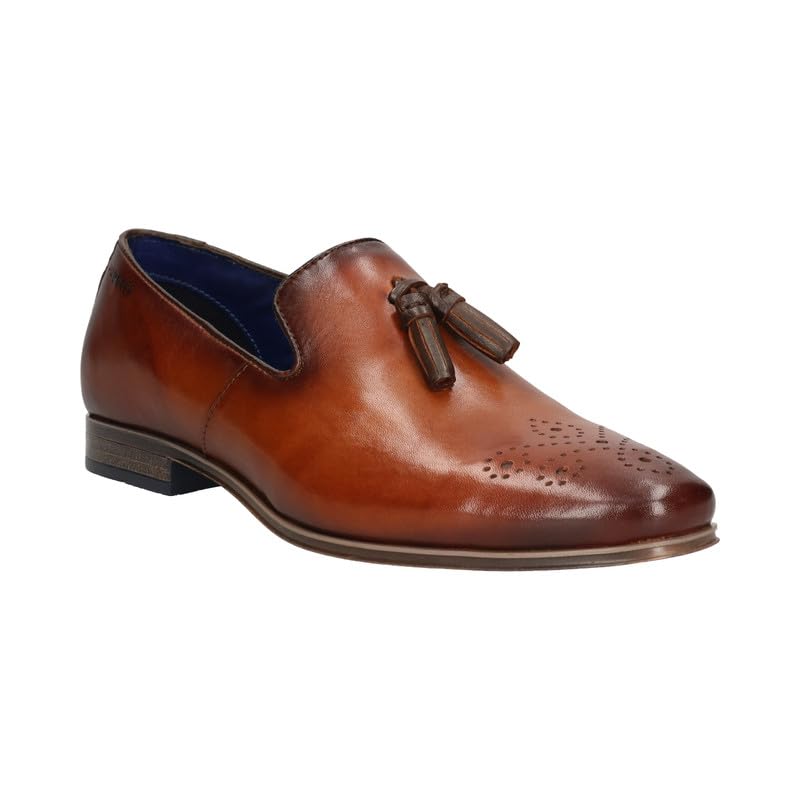 bugatti Margo Cognac Men's Slip-ons Formal Tassel Loafers - UK 9-picture-11