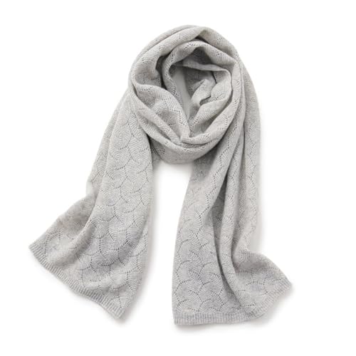Écharpe chauffe-cou en cachemire ajouré réversible isolant hiver