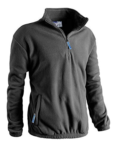 SOTTOZERO sous-vêtement en Polaire suédoise, Demi-Fermeture éclair, Gris Anthracite Cover