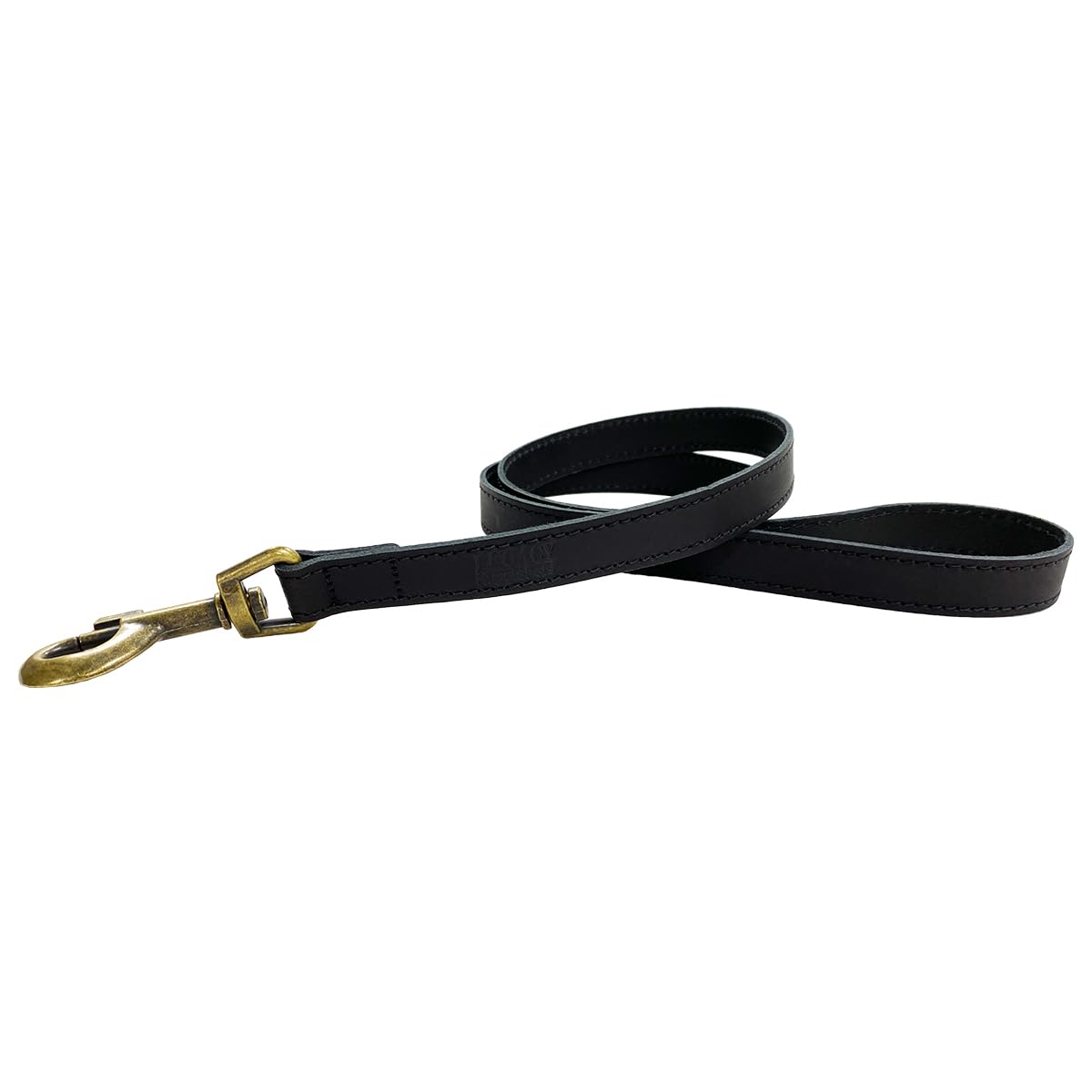 HugglePets Leather Dog Collar and Lead Set Legacy British Handmade Leather (Black, Extra Small 25-30cm), Extra Small 25 - 30cm - Image 3