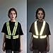 IDOU Pro Version 2.0 IN High Visibility Reflective Safety Strap | Adjustable Elastic Hi Vis Reflective Vest for Construction, Running, Cycling | Men & Women's Yellow Work Vest Plus/M