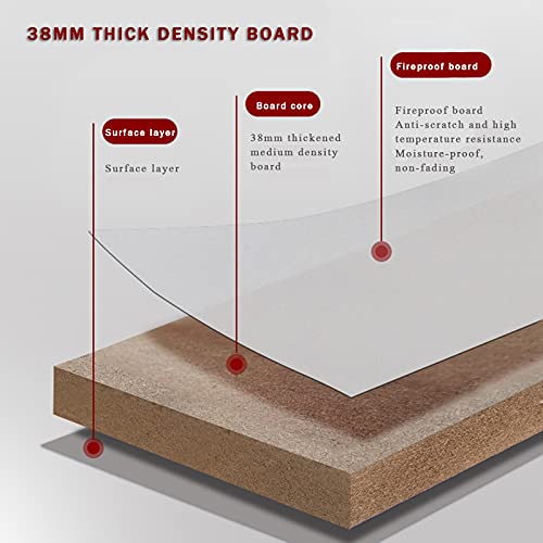 NOALED 56,6-Zoll-Fußballspieltisch, 8 Strokes Parties Desktop-Kickerspiele mit Punktevorrichtung im Perlenstil, freistehendes Indoor-Fußball-Tischspiel für Zuhause – Bild 8