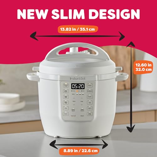 Instant Pot RIO, 7-in-1 Electric Multi-Cooker, PressureCooker, SlowCooker, RiceCooker, Steamer, Sauté, Yogurt Maker, & Warmer, Includes App With Over 800 Recipes, 6 Quart, Sea Salt
