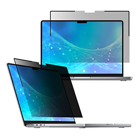 SenseAGE Magnetic Privacy Screen Filter for Macbook Pro 14 inch 2021 M1 Pro/M1 Max A2442, Easy On/Off Anti-Blue Light Privacy Screen Protector, Compatible for Macbook Pro 14 inch 2021 Cover