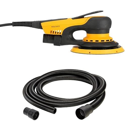 Mirka DEROS II 650 Ponceuse excentrique avec aspiration pour papier abrasif de Ø 150mm / course de 5,0mm Ponceuse excentrique et Tuyau d'aspiration...