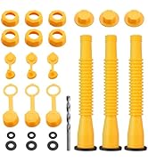EYPINS Gas Can Spout Replacement Kit - Nozzle Vent Replacement, 3 Kit Gas Can Nozzle for Most 1/2...