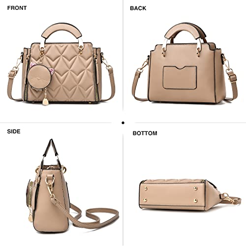 Image of Xiaoyu Fashion Purses and Handbags for Women Ladies Crossbody Bags Top Handle Satchel Shoulder Bags Small Totes