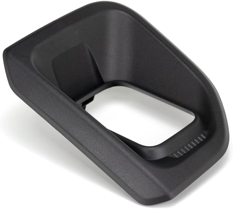 Image of DAT AUTO PARTS Front Right Fog Light Cover Fits 2020-2022 Ford F-450 | Passenger Side, F-550 Super Duty, Hole Bezel Trim Molding Insert, Black Textured Plastic, Replaces FO1039219 LC3Z17C754AA