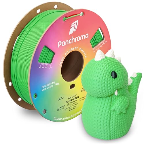 Image of Polymaker Panchroma Satin PLA Filament, Satin Green 1.75mm 3D Printing Filament, 3D Printer PLA Filament, Fit Most FDM 3D Printers, 1kg Spool (2.2lbs)