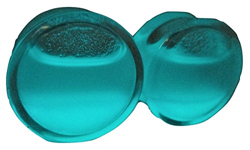 Glow in The Dark Liquid Filled Ear Plugs - Double Flared - 8 Sizes - Pair