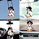 Süße Schaukel Ente Dekor mit Hut Tabakpfeife, Auto Anhänger Swinging Duck Car Accessories, Auto Rückspiegel Innen Dekoration Fliegende Ente Hänge Ornament Spiegel Charms Zubehör Lustige Geschenke