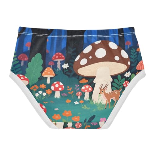 GuoChe Hipster Panties Hipster Triangle Panties Organic Cotton Toddler Underwear for Kid in Sizes 2T,3T, 4T, 5T, 6Y and 8Y2
