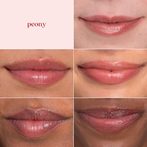 Burt's Bees Shimmer Lip Tint, Tinted Lip Balm Stick, Moisturizing for All Day Hydration with Natural Glowy Pigmented Finish & Buildable Color, Peony, 1 Tube, 0.09 oz. - image 5