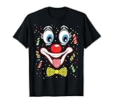 Carnival Clown Face Circus Costume Kids Men Women Carnivals T-Shirt