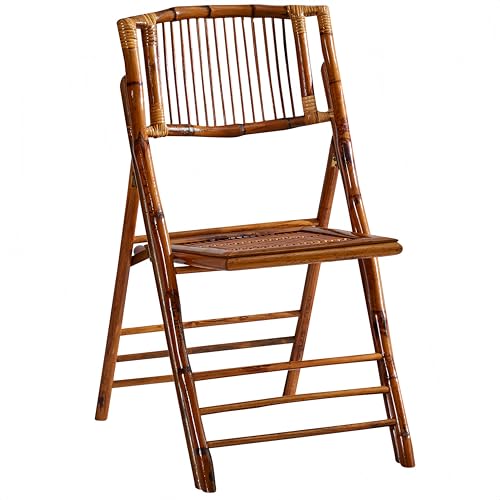 zolooky FSC Certified Bamboo Folding Chair, Completely...