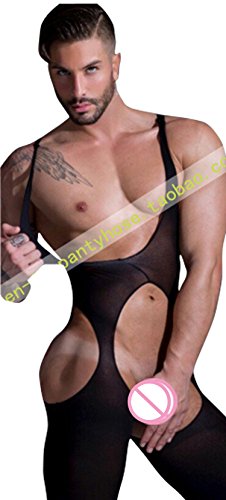 HIMEALAVO Men's Von allen Seiten offen Stockings Body Tights Gay Stockings