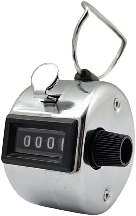 Tiny Deal 4 Digit Manual Hand Tally Mechanical Palm Click Counter