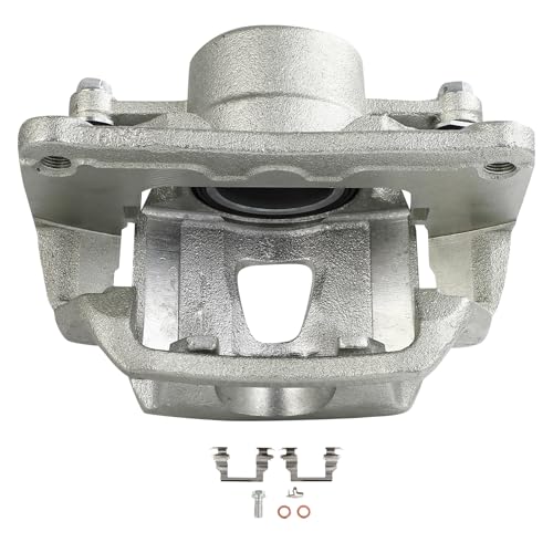 Image of 19B1974A Front Left Disc Brake Caliper Assembly w /Bracket