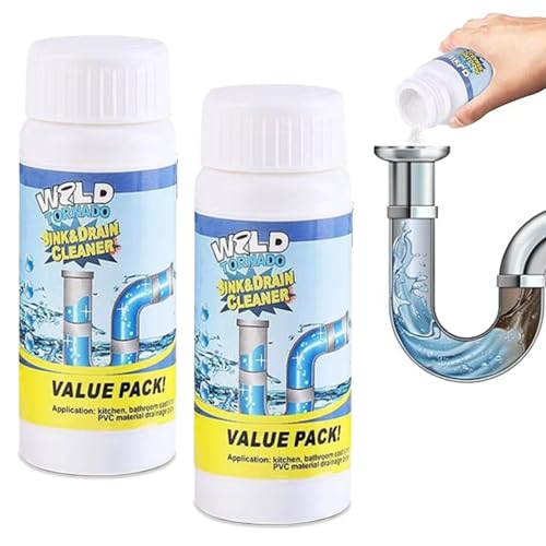 Sink and Drain Cleaner, 2025 Toilet Bowl Cleaners, New Powerful Bathroom Cleaner, For Home Bathroom and Toilet (2/4/6Pcs) (2PCS) Sink and Drain Cleaner, 2025 Toilet Bowl Cleaners, New Powerful Bathroom Cleaner, For Home Bathroom and Toilet (2/4/6Pcs) (2PCS)