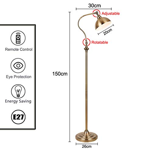 Lámpara de pie para evitar la fatiga visual LANMOU con luz LED regulable 6