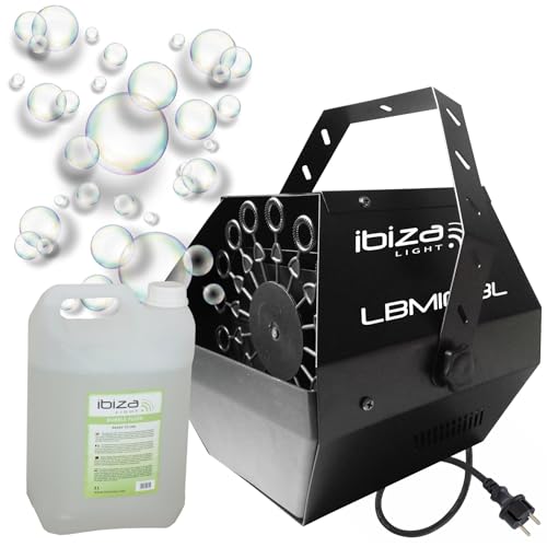Machine à bulles Ibiza Light LBM10-BL pack liquide anniversaire enfant