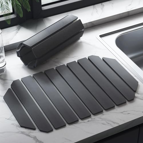XI LIFE Stone Dish Drying Mat for Kitchen Counter, 24
