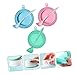 Angoily 6pcs Silicone Pet Can Covers and Spoons Set Reusable Dog and Cat Food Lids Spoons for Easy Sealing Multi-functional Food Storage for Pet Owners