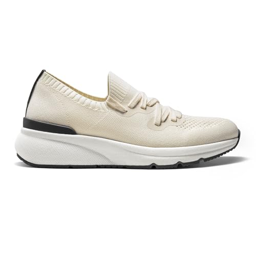 Bruno Marc Men's Casual Sneakers Slip On Breathable Walking Shoes EZFlex BreezeStepep,Size 10,Off-White,BMUMWA2501