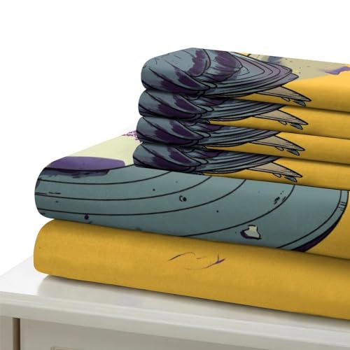 Housse de couette pigeon parure de lit 3D microfibre double 200x200 cm - 8