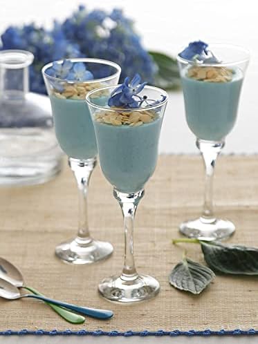 Vintage / Retro Style Wine Glasses Set. Stemmed Cocktail Goblets. (Pack of 6) (315 cc/ml).