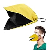 Tasbon Animal Bird Beak Mouth Face Cover Costume,Talking Duck Face Covers Adjustable Ear Rope,Duck...