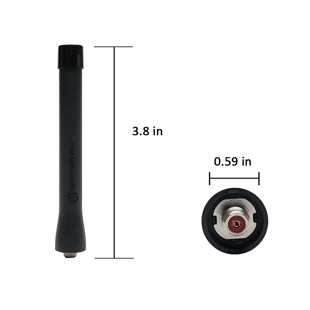 UHF 470-520mhz Stubby Antenna compatibile con Motorola XTS5000 XTS3000 XTS2500 XTS1500 HT1000 JT1000 MTS2000 Bidirezionale Radio 10Pack