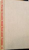 What the Executive Should Know About Tensions B000TSA02Q Book Cover