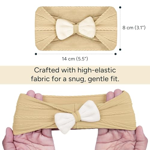 Image of Nintara Baby Hairband - Stretchable, Lightweight Accessory for Newborns