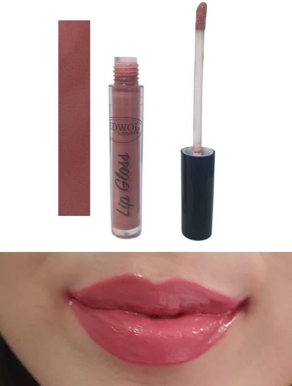 Edwol Make Up Likit Işıldayan Parlak Nude Kahverengi Parlak Ruj