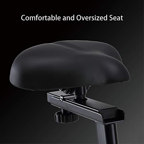 ECHANFIT Indoor Cycling Bike Folding Magnetic Exercise Upright Bike Stationary with 16 Levels Resistance Arm Training Bands and Electronic Display - Home Fitness Guru ECHANFIT Indoor Cycling Bike Folding Magnetic Exercise Upright Bike Stationary with 16 Levels Resistance Arm Training Bands and Electronic Display - Image 8